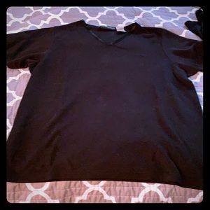 Blac, short sleeve, dressy tee.